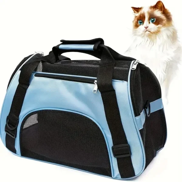 Portable Dog Cat Carrier Bag Pet Puppy Travel Bags Breathable Mesh Small Dog Cat Dogs Outdoor Tent Carrier Outgoing Pets Handbag 1