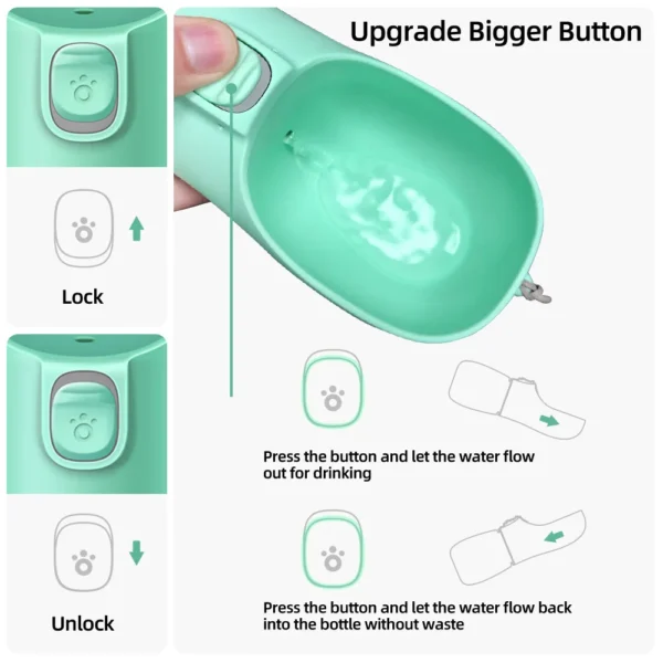 Portable Dog Water Bottle 4