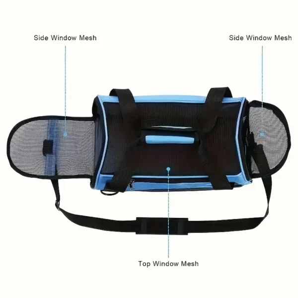 Portable Dog Cat Carrier Bag Pet Puppy Travel Bags Breathable Mesh Small Dog Cat Dogs Outdoor Tent Carrier Outgoing Pets Handbag 4