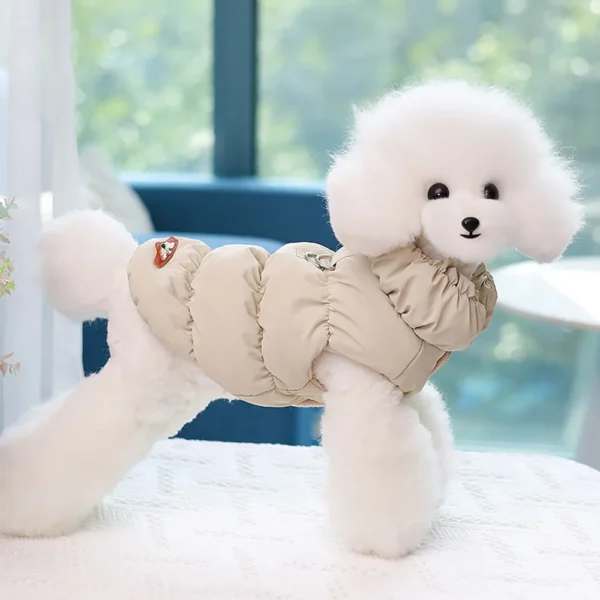 Soft Warm Dog Clothes Winter Padded Puppy Cat Coat Jacket For Small Medium Dogs Chihuahua French Bulldog Poodle Vest Pet Outfit 5