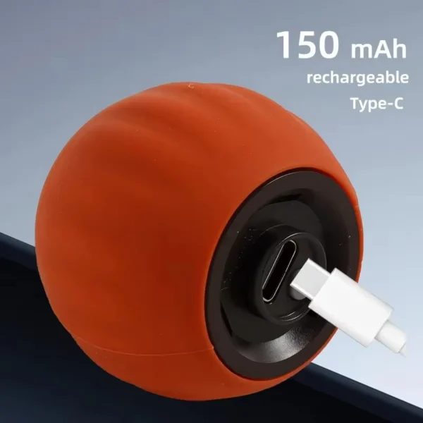 Cat Interactive Ball Toys Automatic Rolling Ball Faux Tail Rechargeable Smart Pet Electric Toy Dog Cat Training Imitate Mouse 5
