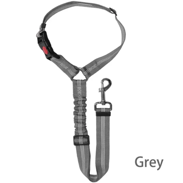 New Solid Two-in-one Dog Harness Leash Pet Car Seat Belt BackSeat Safety Belt Adjustable for Kitten Dogs Collar Pet Accessories 5
