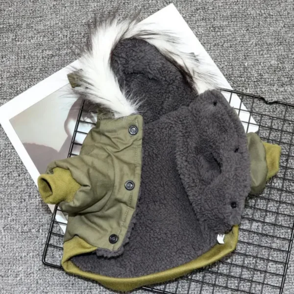 Winter Dog Clothes Puppy Pet Dog Coat Jacket For Small Medium Dog Thicken Warm Chihuahua Yorkies Hoodie Pets Clothing 2