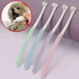 Dog Toothbrush Dog Teeth Cleaning Soft Hair Toothbrush for Dogs Oral Cleaning Comfortable Handle Dogs Teeth Brush Pet Products 1