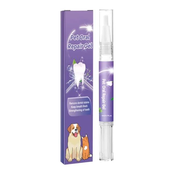 3ml Pet Oral Gel Cleaning Dog Cat Teeth, Bad Breath, For Tartar, No Need To Brush Teeth, Pet Breath Freshener Gel Care Cleaner 6