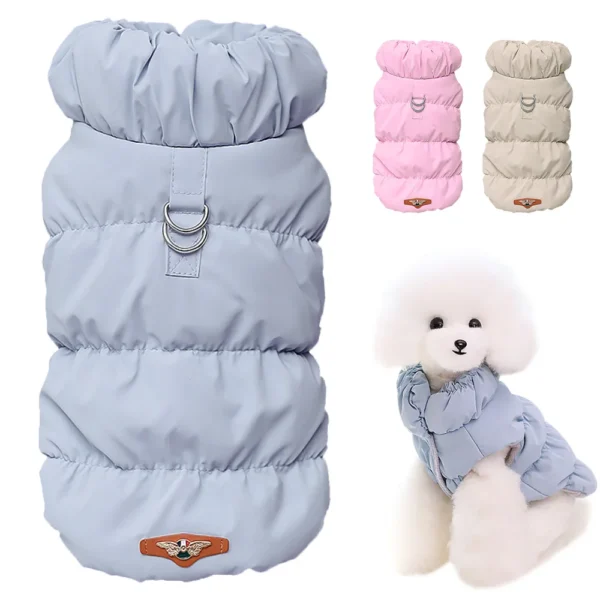 Soft Warm Dog Clothes Winter Padded Puppy Cat Coat Jacket For Small Medium Dogs Chihuahua French Bulldog Poodle Vest Pet Outfit 1
