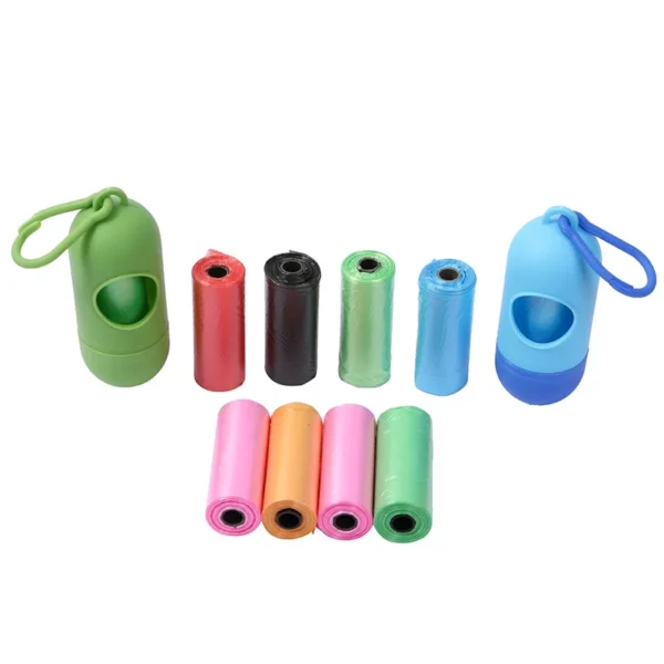 Dog Poop Bags With Dispenser And Leash Clip - Mildly Scented Waste Bags For Easy Cleanup 3