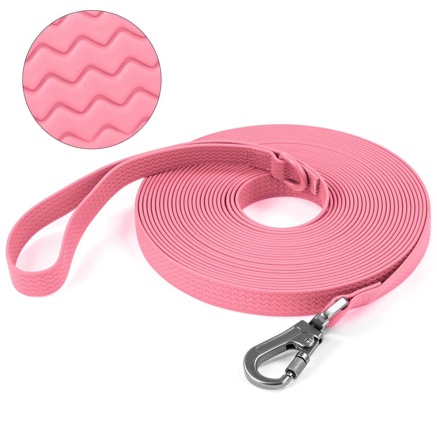 1.8M 3M 5M 10M PVC Dog Leash large dog Medium non-slip Waterproof and easy to clean running dog training Leash long strong 1