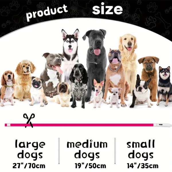 Pet Dog LED Light Collar Luminous Anti-Lost Dog Collar USB Rechargeable Dog Necklace Collar 2
