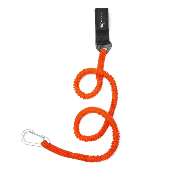 Elastic Kayak Paddle Leash Adjustable With Safety Hook Fishing Rod Pole Coiled Lanyard Cord Tie Rope Rowing Boat Accessories 5
