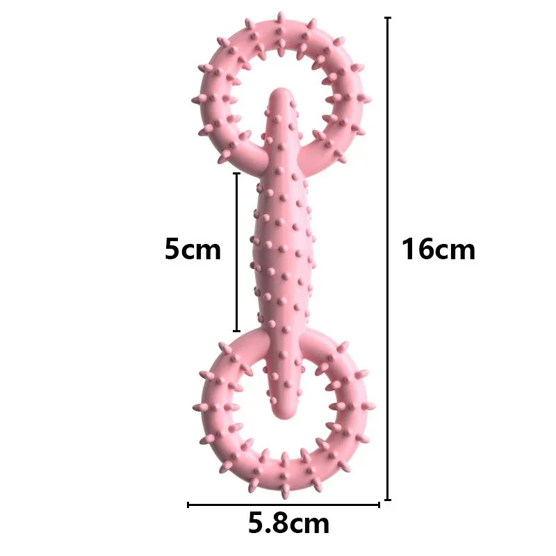 Dog Pull Ring Puppy Chewing Toy Indestructible Pet Pull Ring Toys Interactive Puppy Chew Toy For Boredom Relief Teeth Cleaning 6