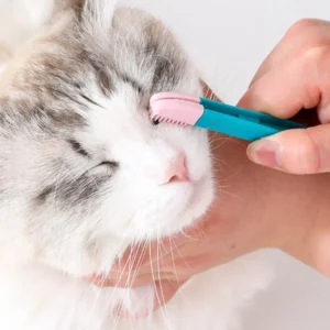 Pet Grooming Tools Cat Eyes Comb Pet Tear Stain Remover Comb Cleaning Brush for Small Cat Dog 1