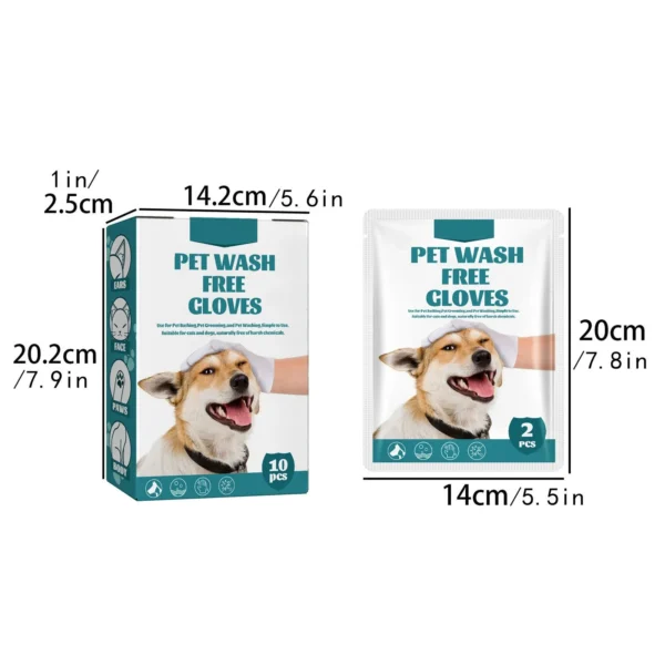 Pet Wash free Gloves Dog Cat Spa Bathing Odor Removing Cleaning Cleaning Care Dry Cleaning Gloves Dog Grooming Equipment 6
