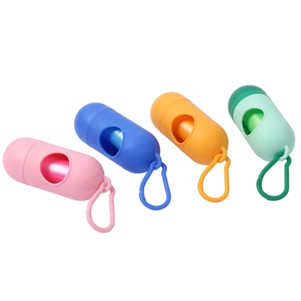 Dog Poop Bags With Dispenser And Leash Clip - Mildly Scented Waste Bags For Easy Cleanup 5
