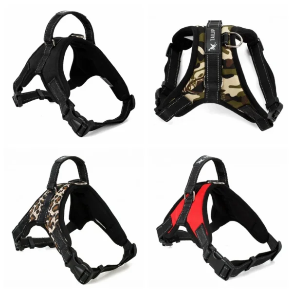 Adjustable Dog Harness Pet Large Dog Walk Out Harness Vest Collar Hand Strap for Small Medium Large Dogs Pets Accessories 1