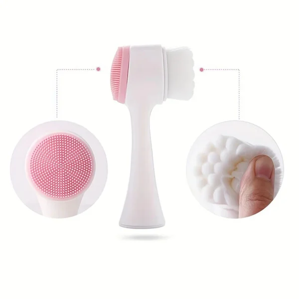 1pc- Silicone Pet Paw Cleaner & Massage Brush - Dual-Sided Dog Grooming Tool for Healthy Coats and Claws 4