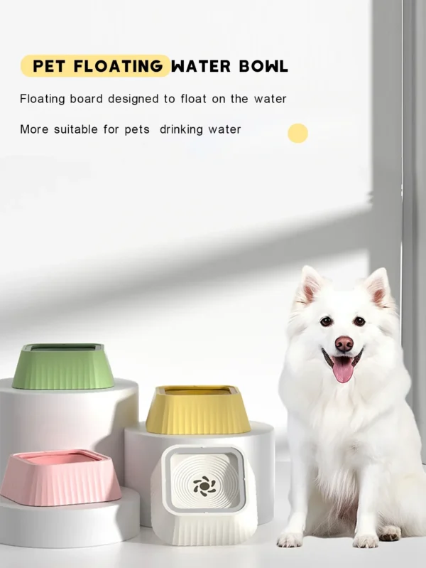 Pet Water Fountain with Floating Plates 2