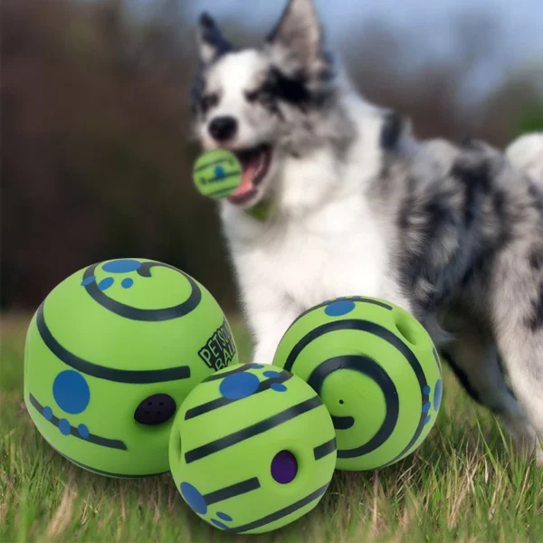 Dog Toy Wobble Wag Giggle Ball Getting Dog Attention Toy Fun Giggle Sounds When Rolled or Shaken Pets Know Best As Seen On TV 3