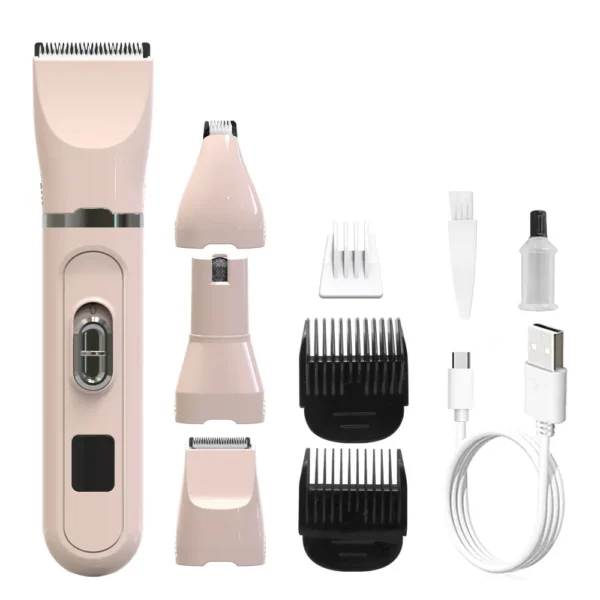 Dog Hair Clippers Grooming Electric Pet Clipper Professional Silent Hair Cutter USB Rechargeable Pet Grooming Clipper 6