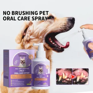 50mlPet Oral Cleanse Spray Dogs Cats Teeth Clean Deodorant Prevent Calculus Remove Kitten Bad Breath Pet Supplies Freshen Breath 1