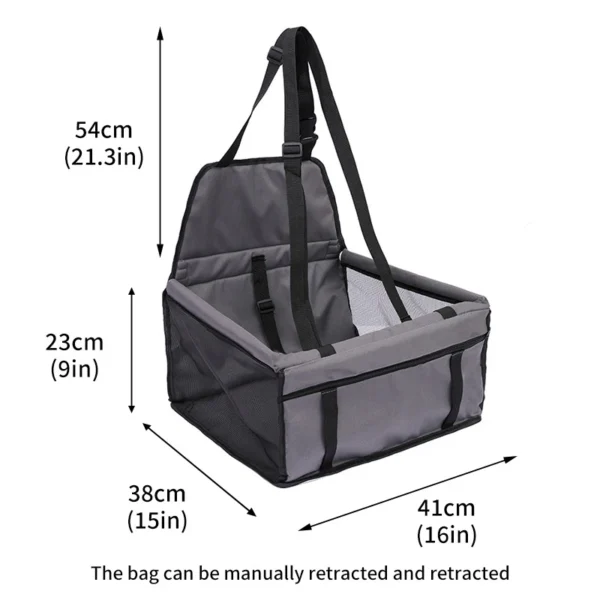 Car Pet Seat Cushion Removable and Washable Hanging Bag Safety Seat Pet Bed Car Nest Mat Comfortable Travelling Experience 4