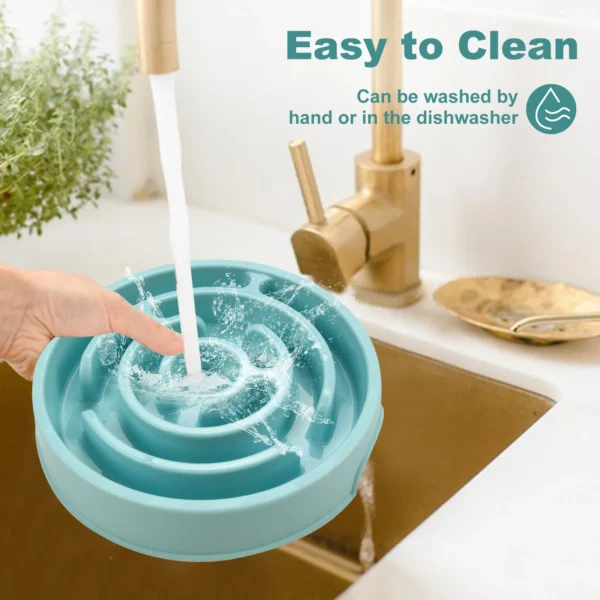Pet Dog Slow Feeder Bowl 4