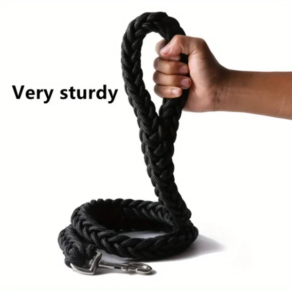 Dog leash for effective training and comfortable walking, strong and durable braid, suitable for large dogs, dog training leash 1