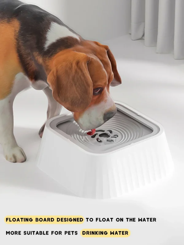 Pet Water Fountain with Floating Plates 1