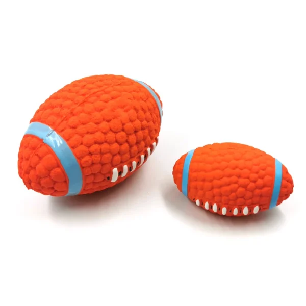Soft Pet Ball Squeaky Toy For Small Large Dog Rugby Tennis Volleyball Football Basketball Latex Tooth Cleaning Training Toys 4