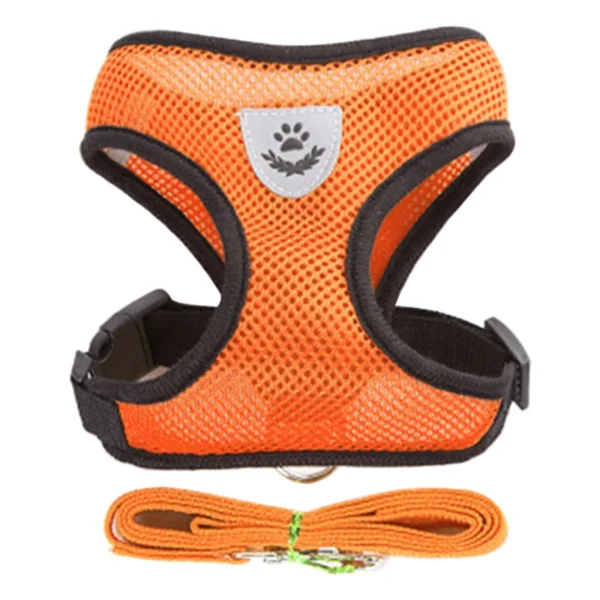 Dog Harness for Small Dogs Cats Adjustable Pet Harness And Leash Set Breathable Vest for Pug Chihuahua Bulldog Dog Accessories 5