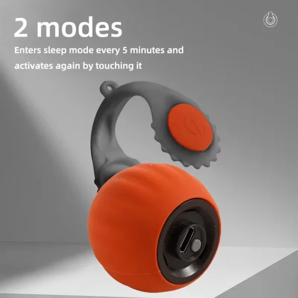 Cat Interactive Ball Toys Automatic Rolling Ball Faux Tail Rechargeable Smart Pet Electric Toy Dog Cat Training Imitate Mouse 4