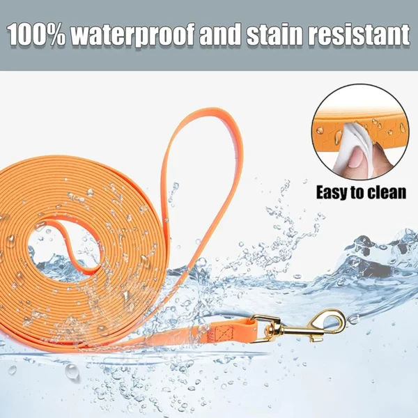 Dog Leash Long PVC Leashes 3M 6M 9M 12M 15M Easy Clean Waterproof Walk Training Durable For Large Medium Small Dogs 2