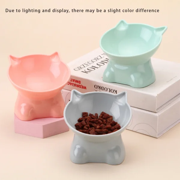 Protecting Cervical Vertebrae Cat Bowl with High Feet 6