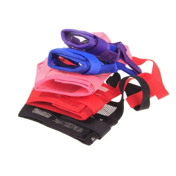 Anti Barking Dog Muzzle For Small Large Dogs Adjustable Mesh Breathable Pet Mouth Muzzles For Dogs Nylon Straps Dog Accessories 3