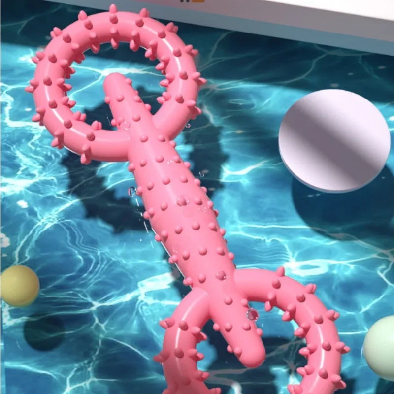 Dog Pull Ring Puppy Chewing Toy Indestructible Pet Pull Ring Toys Interactive Puppy Chew Toy For Boredom Relief Teeth Cleaning 5