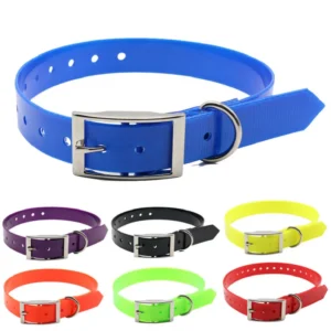 New Fashion Pet Dog Collar High Quality TPU + Nylon Waterproof Deodorant Resistant Dirt Easy Clean Collars 7 Colors Pet Supplies 1