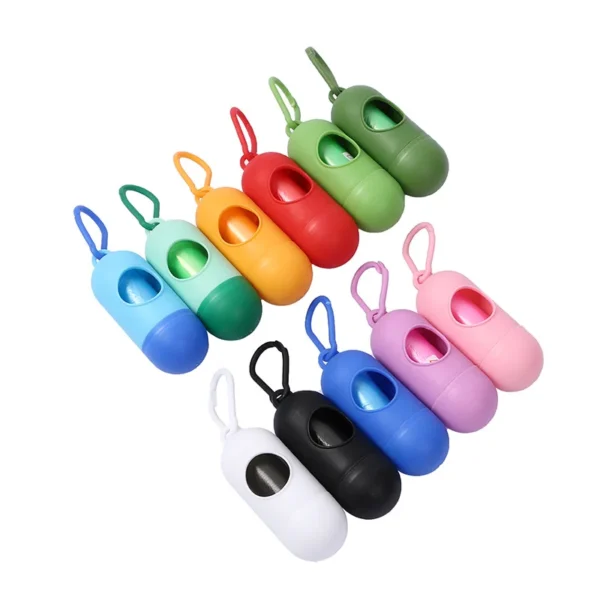 Dog Poop Bags With Dispenser And Leash Clip - Mildly Scented Waste Bags For Easy Cleanup 4