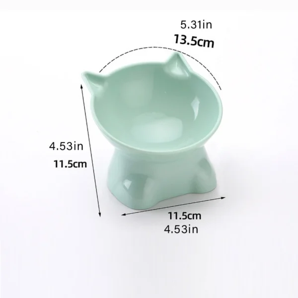 Protecting Cervical Vertebrae Cat Bowl with High Feet 5