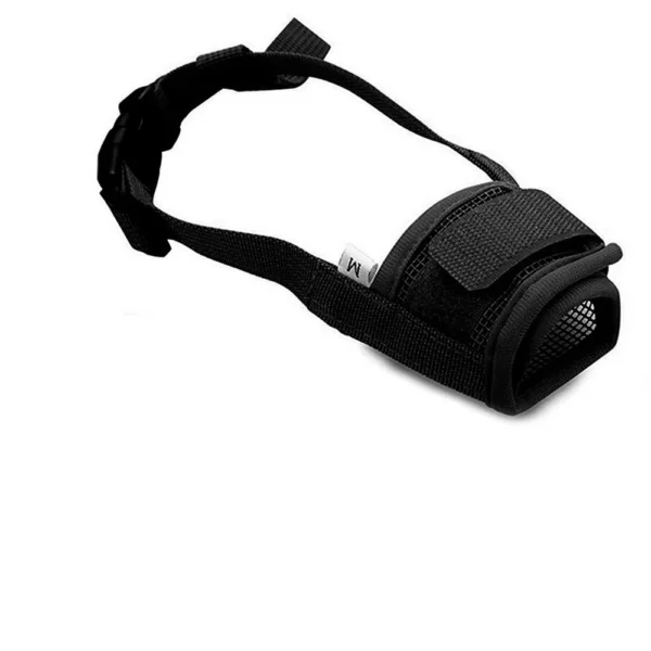 Anti Barking Dog Muzzle For Small Large Dogs Adjustable Mesh Breathable Pet Mouth Muzzles For Dogs Nylon Straps Dog Accessories 4