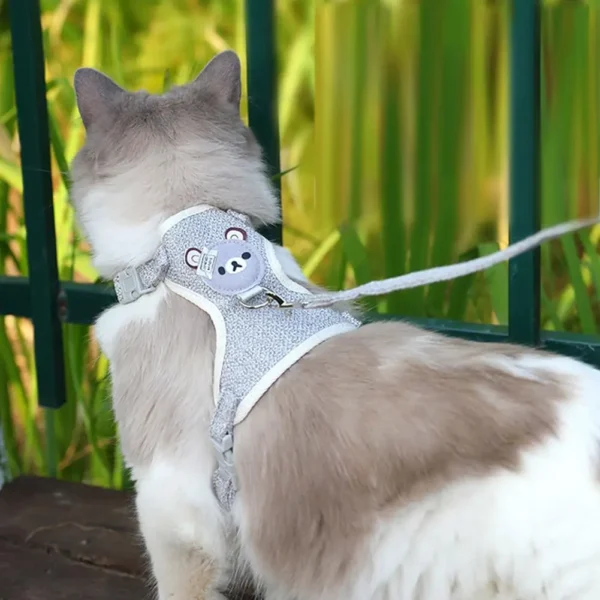 Lovely Small Pet Vest Chest Strap Dog Leash Traction Rope Walking Dog Cat Bunny Vest Harness Poodle Collar Leash Dog Accessories 6
