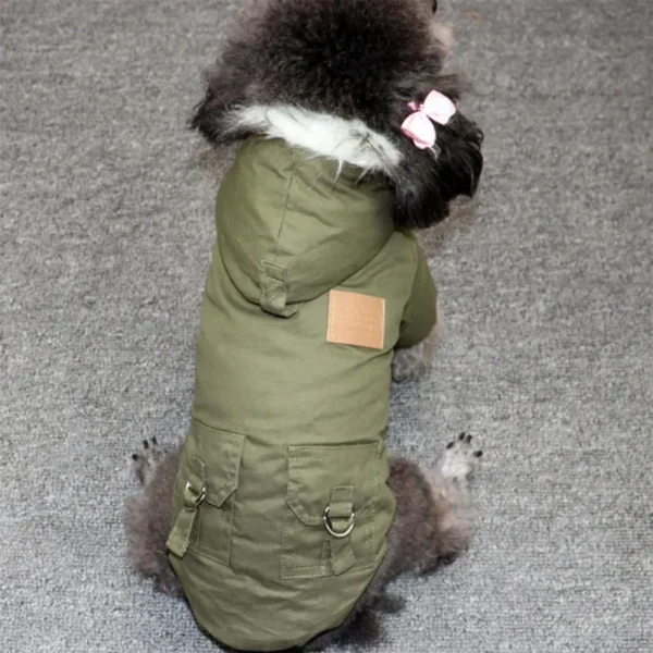 Winter Dog Clothes Puppy Pet Dog Coat Jacket For Small Medium Dog Thicken Warm Chihuahua Yorkies Hoodie Pets Clothing 5